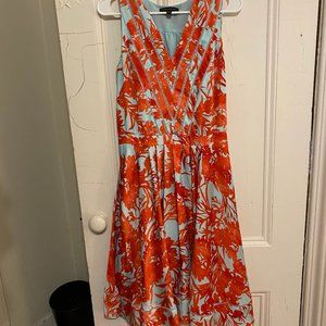 Banana Republic floral fit & flair dress *Size 6*